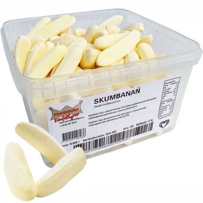 Marshmallow Bananas Big Pack 1.8 kg | 4 lbs