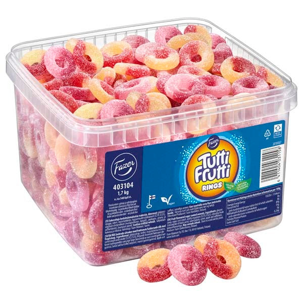 Tutti Frutti Rings Big Pack 1,7 kg | 3.75 lbs