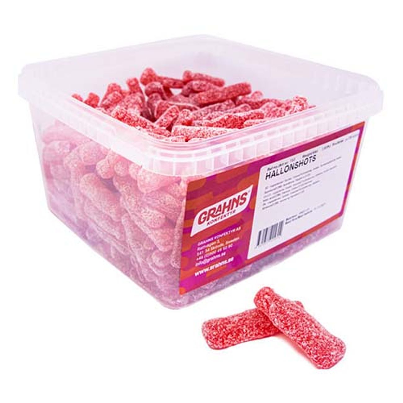 Sour Raspberry Shots Big Pack 3,5 kg | 7.72 lbs