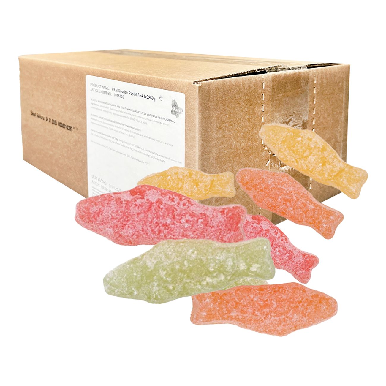 Sour Swedish Fish Big Pack 3,25 kg | 7.16 lbs